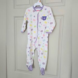 Tuffy Purple and Cream Macaroon Sleeper 13 M